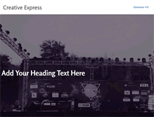 Tablet Screenshot of creativexpress.in
